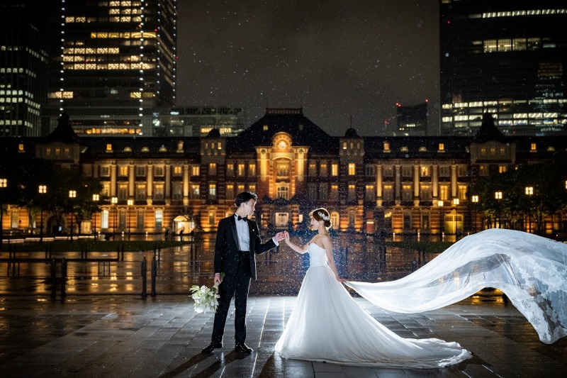 雨降る東京駅☆