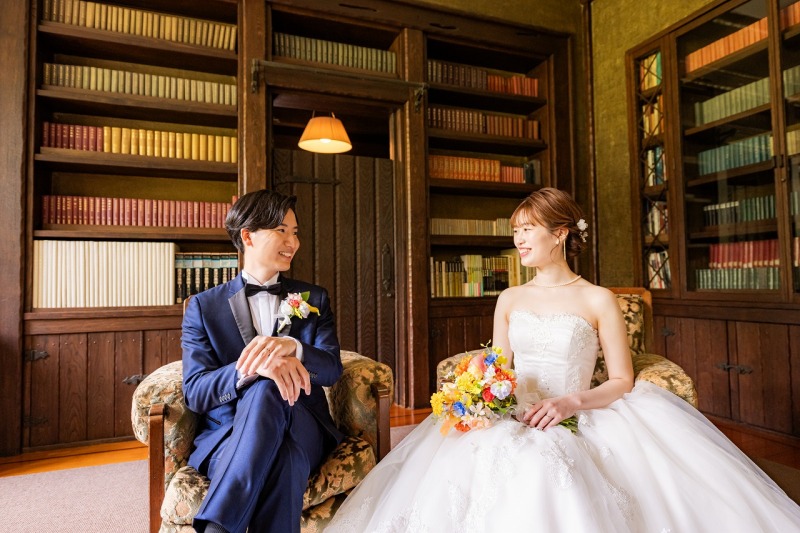 本棚との洗練されたフォト