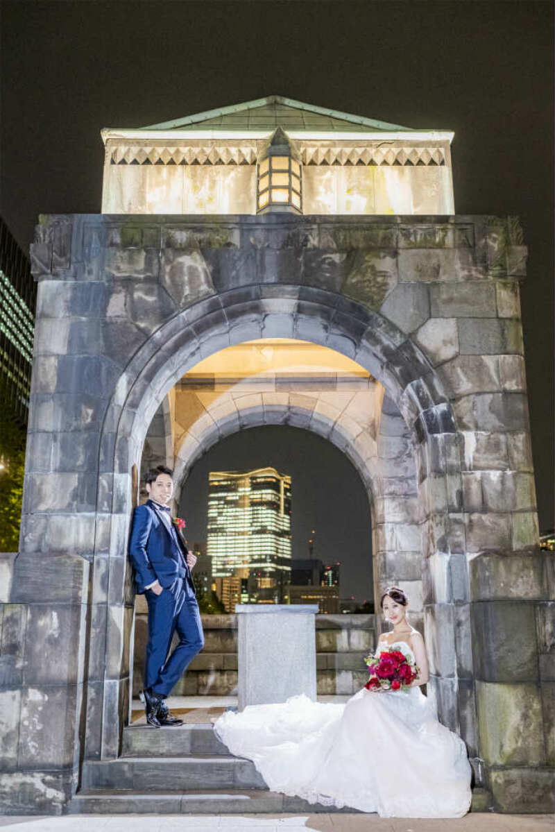 和田倉門でクールに佇み、フィニッシュ!