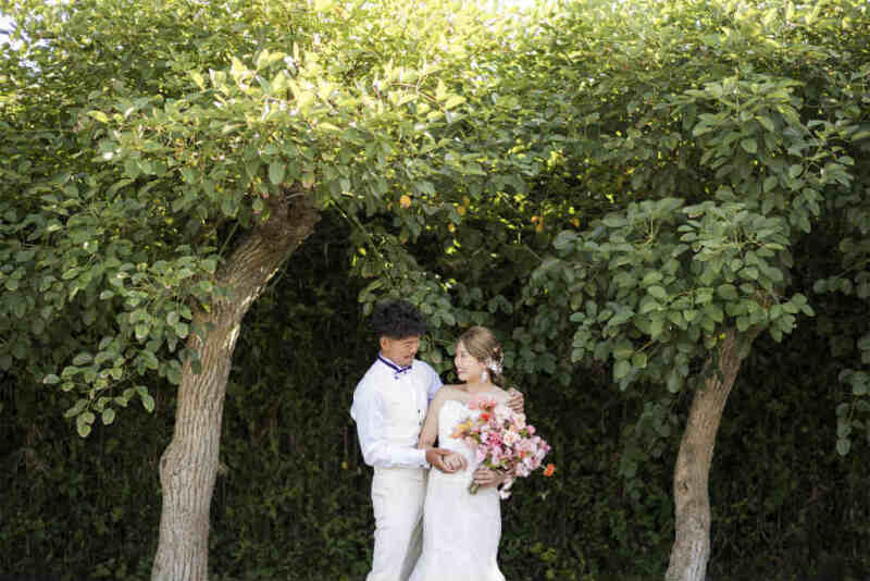 自然の中で向き合いショット♡