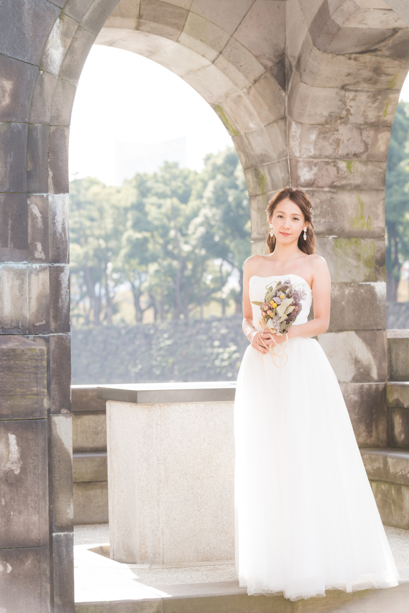 もちろんご新婦様のソロショットも♡