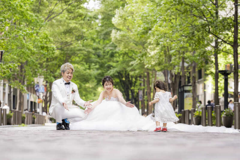 こっちだよ！ご家族での一枚☆