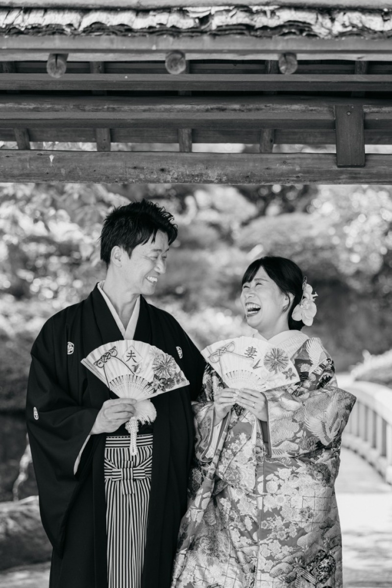 おふたり見つめ合う素敵な笑顔♪