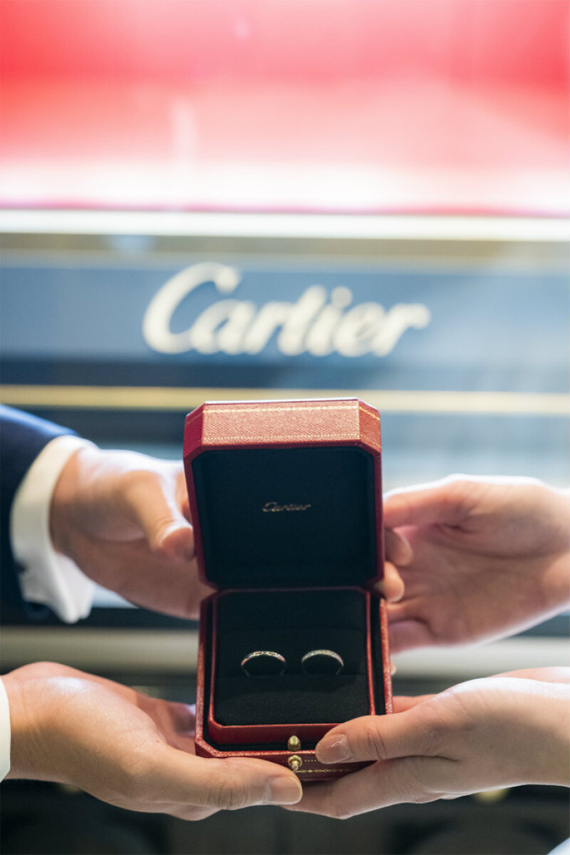 指輪に心を添えて♡