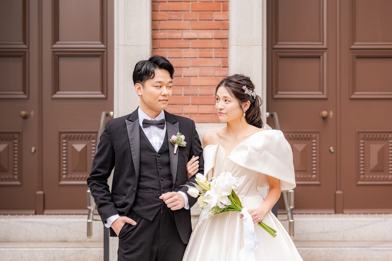 見つめ合うおふたり♡