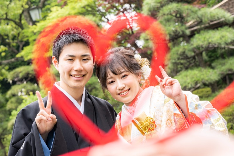 赤い糸で甘い一枚を