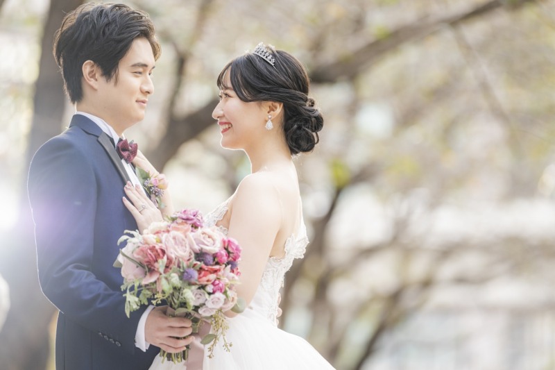 とっても自然体なおふたり♡