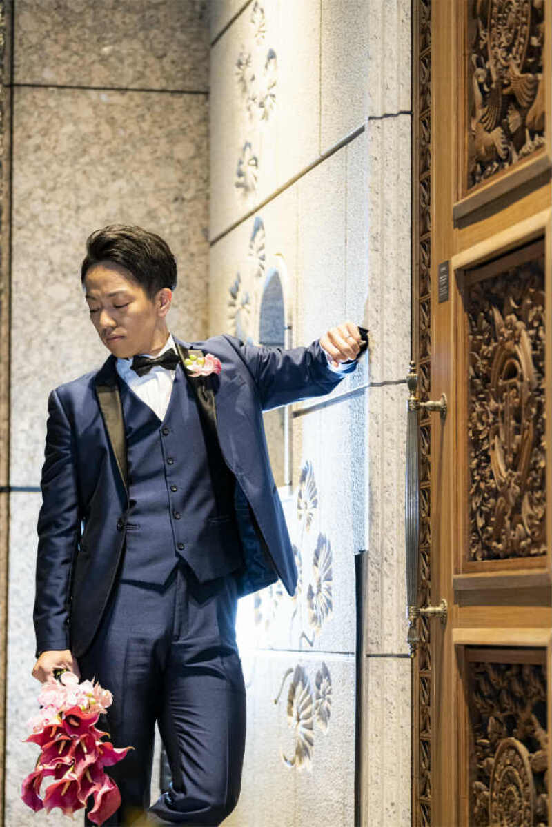 ご新郎様ソロショット