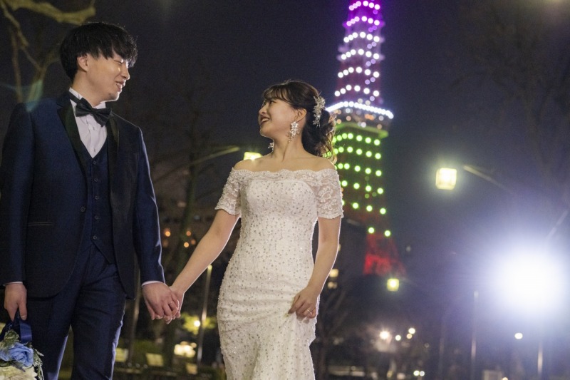 手つなぎショット♡