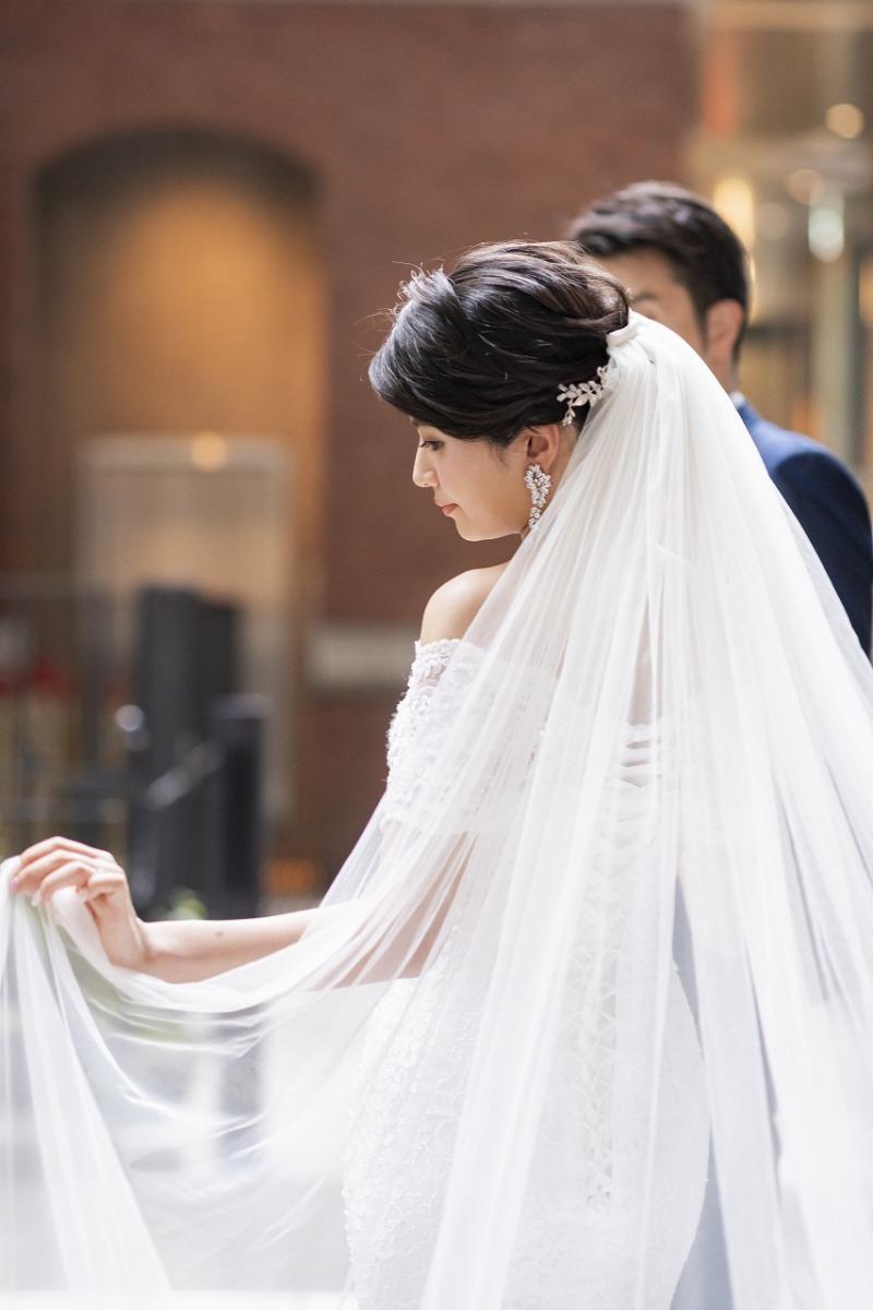 ベールで優雅に、ご新婦様にフォーカス☆