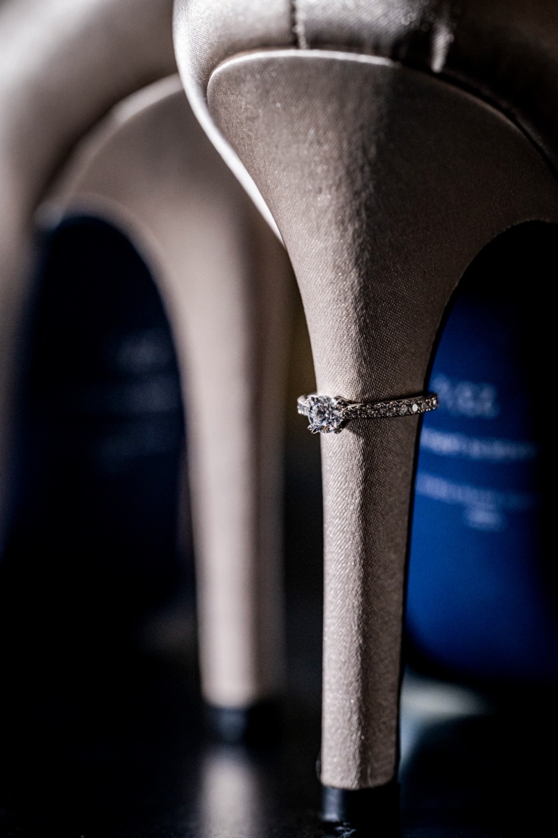 指輪のお小物ショットも一工夫♪