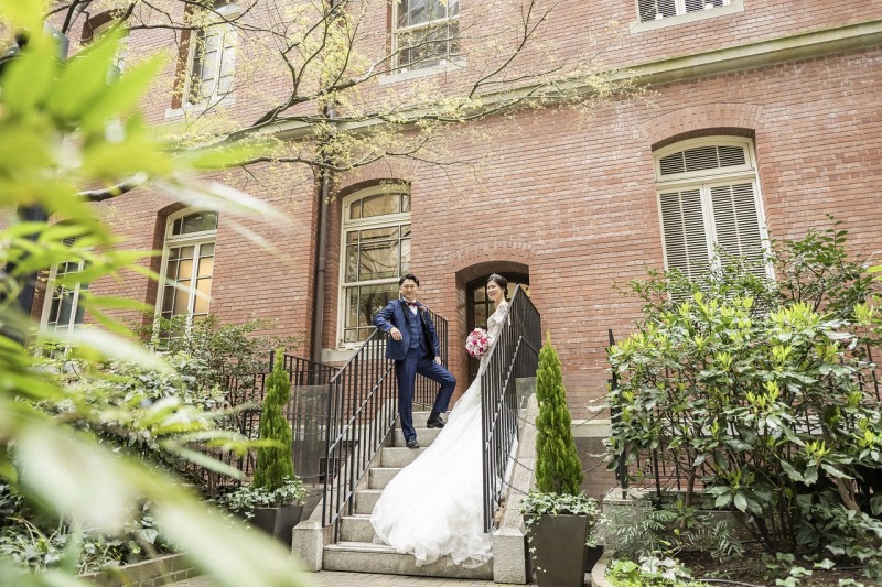 三菱一号館で階段ショット