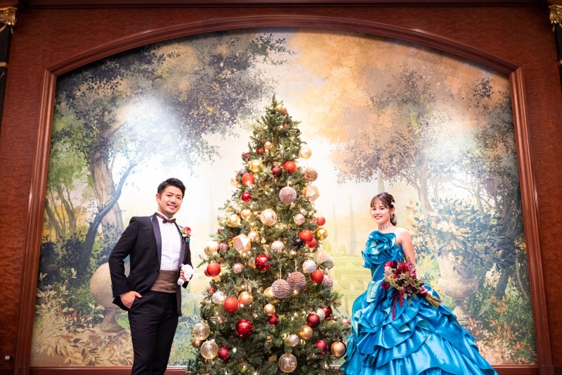 披露宴後のスナップフォト