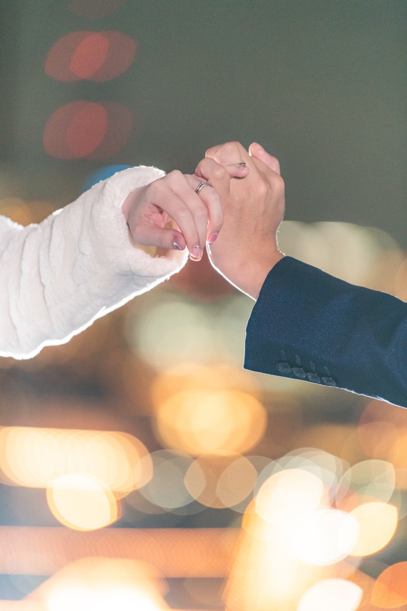 指切りショットで永遠の約束を