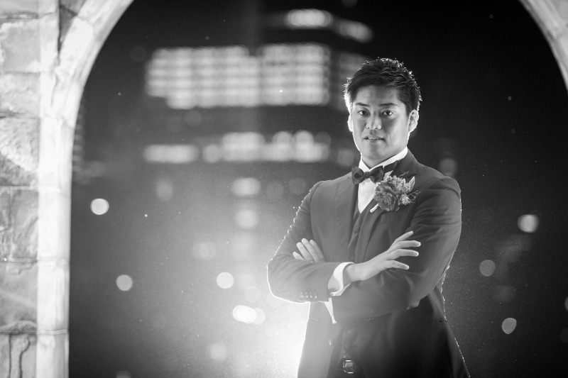 ご新郎様のソロショット