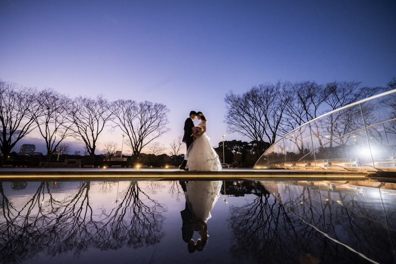 トワイライトを和田倉噴水公園で♪