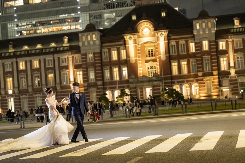 交差点をふたりで歩んで