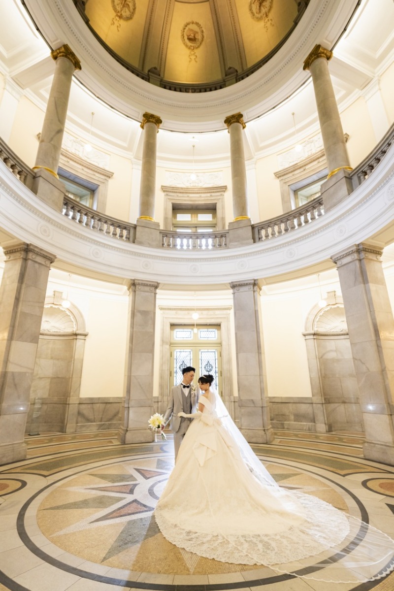 国立博物館にある緑青（ろくしょう）色の丸屋根を持つ”表慶館”
