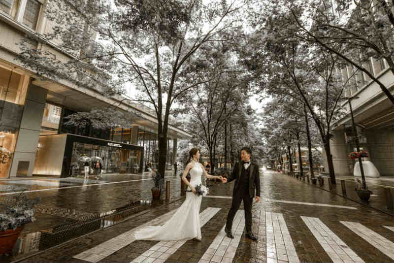 仲通りでエスコートショット