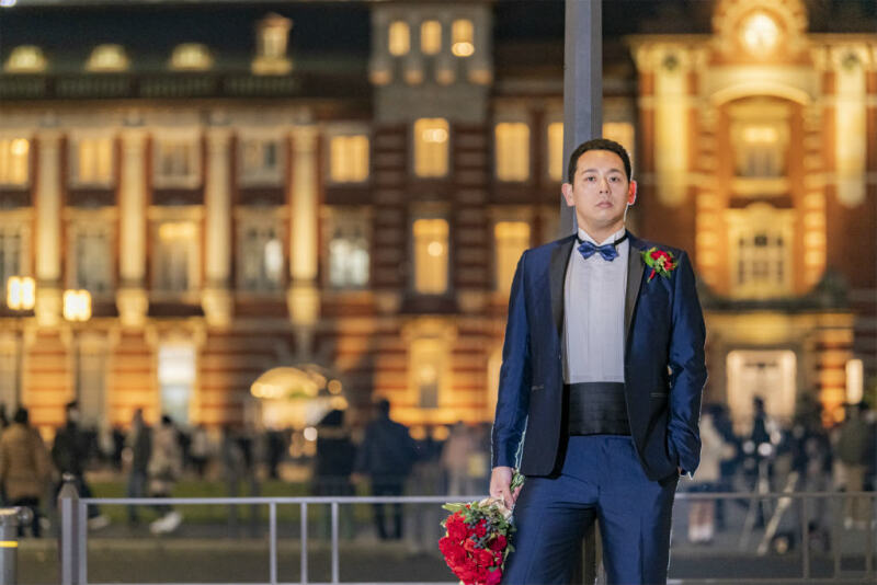 ご新郎様ソロショット