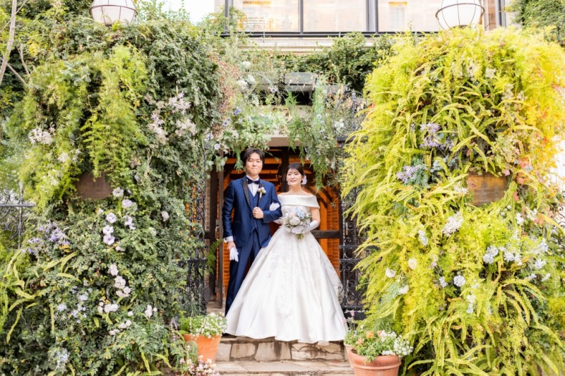 緑に囲まれたおふたりだけの空間♡