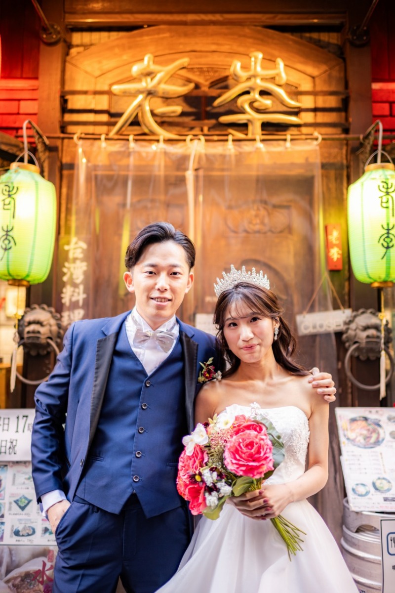 お店の前でも！