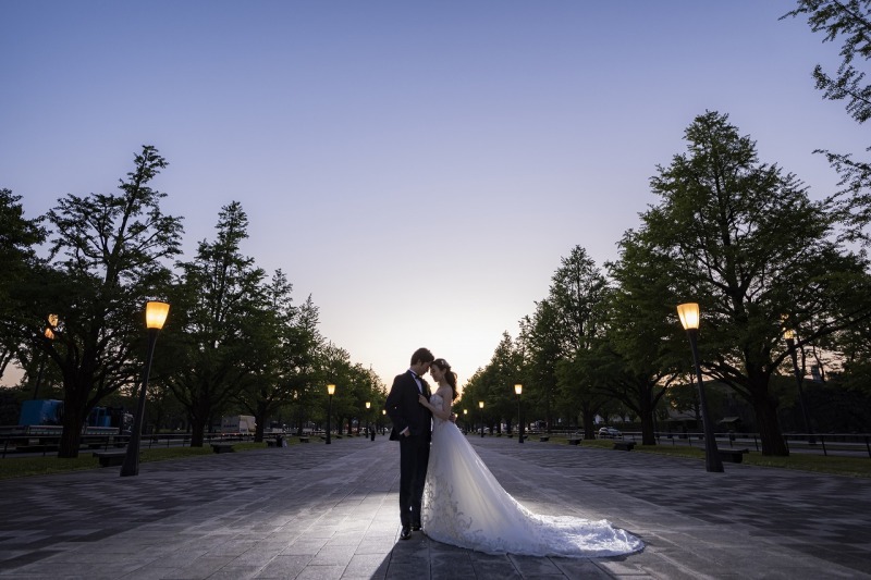 行幸通りのトワイライトショット