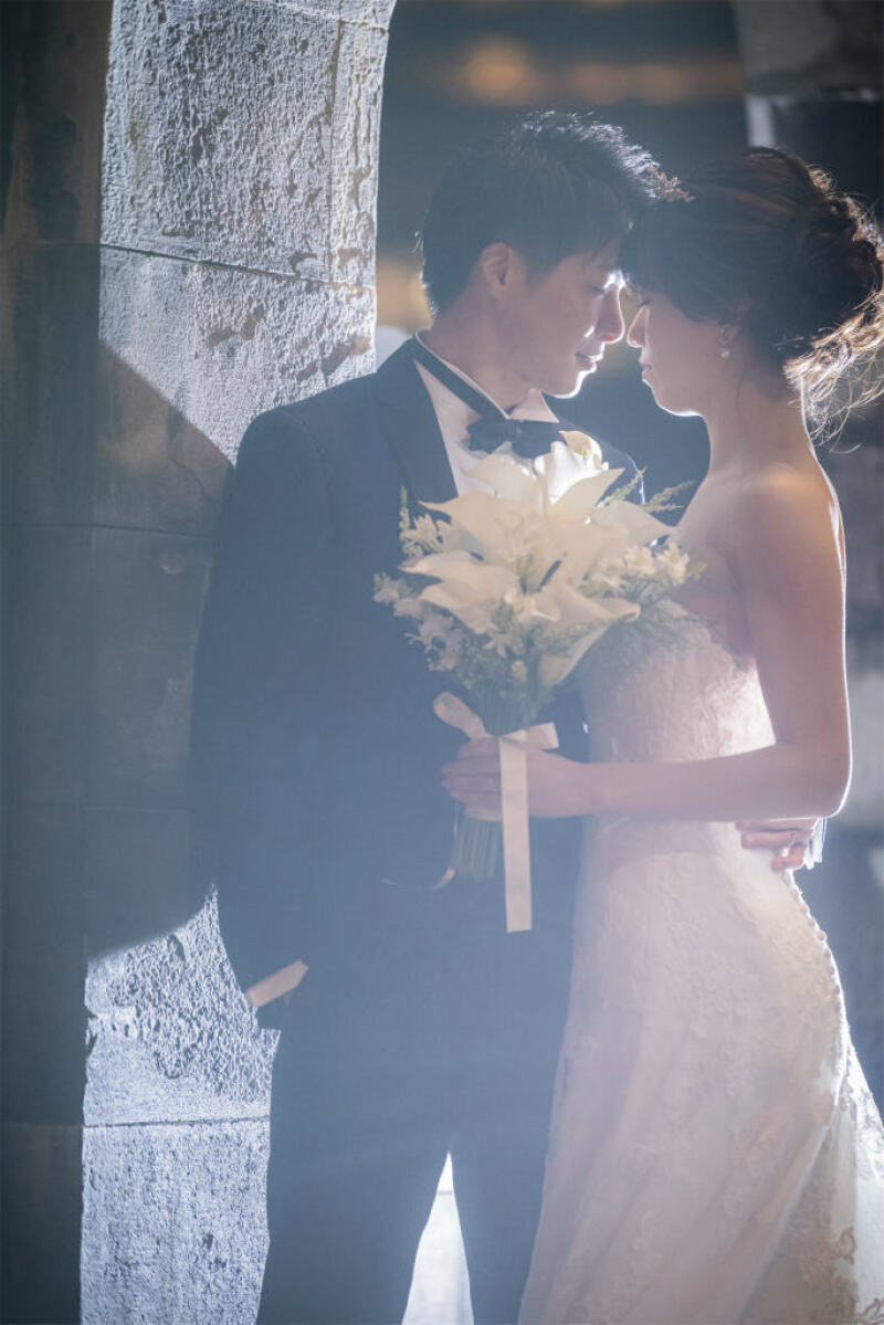 光に照らされて