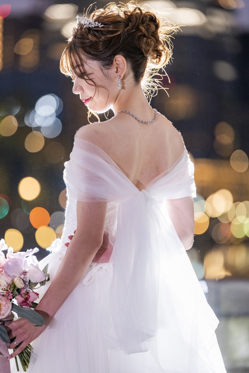 夜景と共に、ソロショット☆