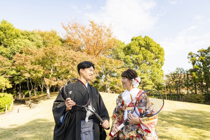 テニスが大好きなおふたり!