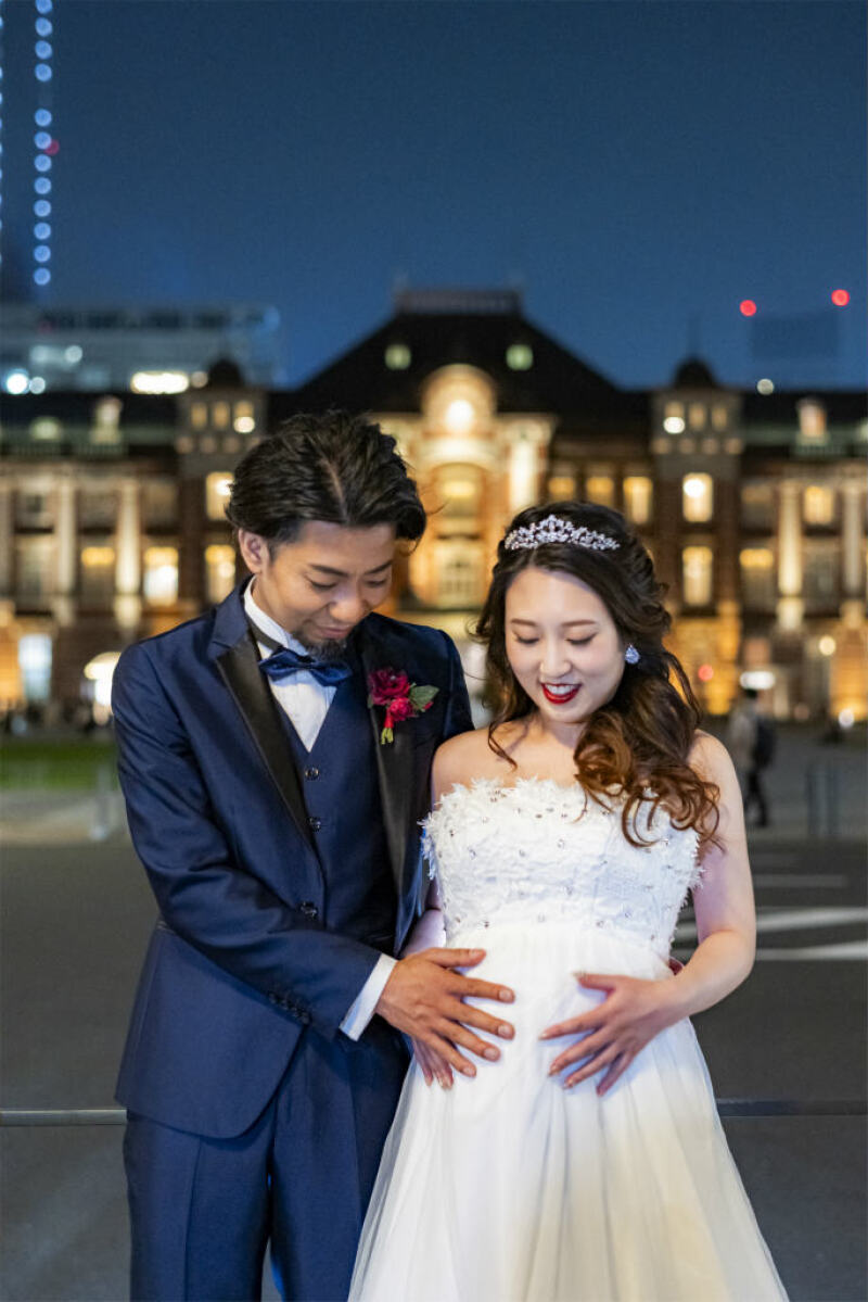 おなかの赤ちゃんへの暖かな眼差し…♡