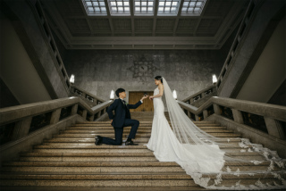 国立博物館で重厚な前撮り撮影を！