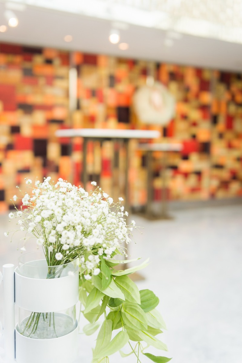 挙式の前の静けさ