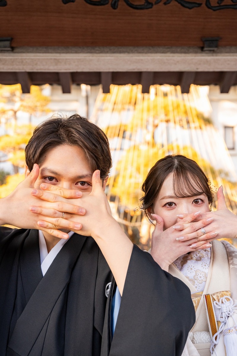 おふたりらしさあふれる和装フォトタイム
