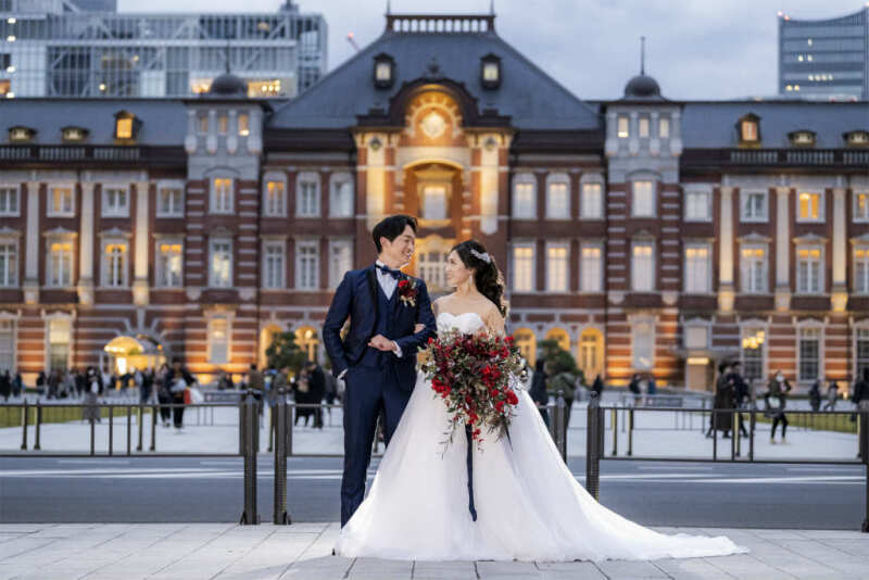 王道ロケーションの東京駅！