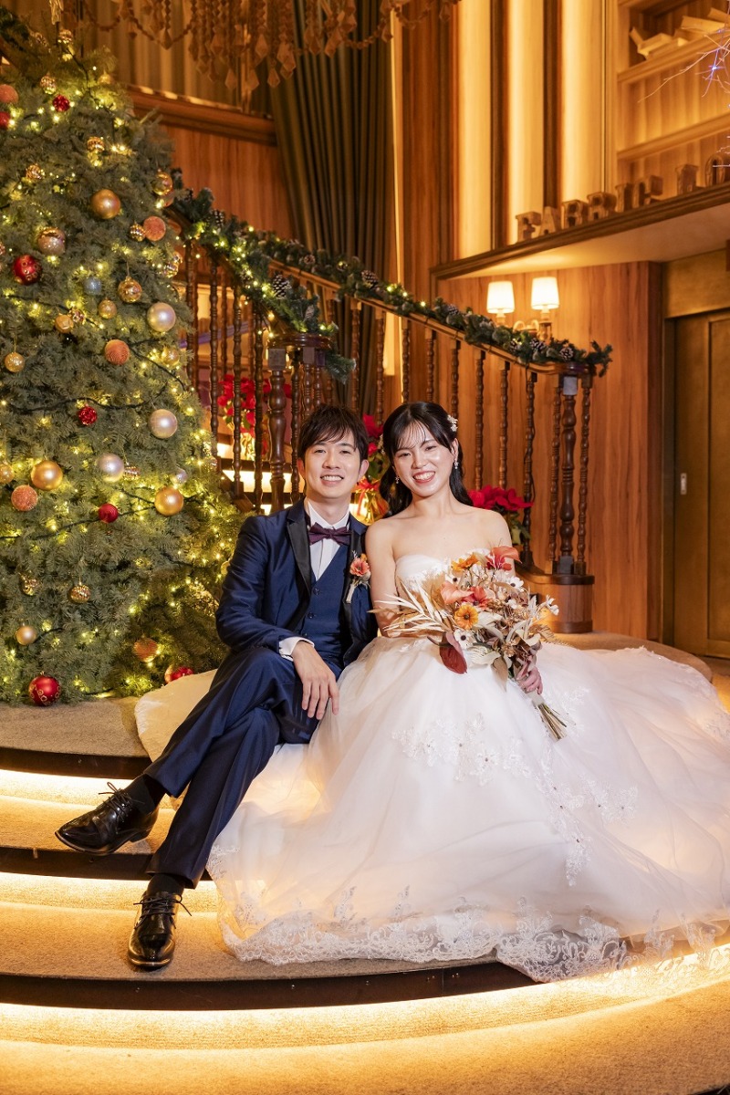 クリスマスシーズンのラウンジショット