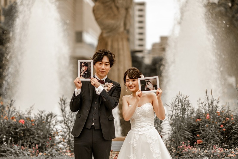 ひょっこりショット