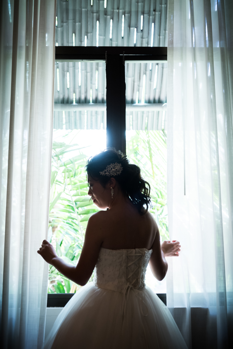 お支度シーンから撮影開始☆