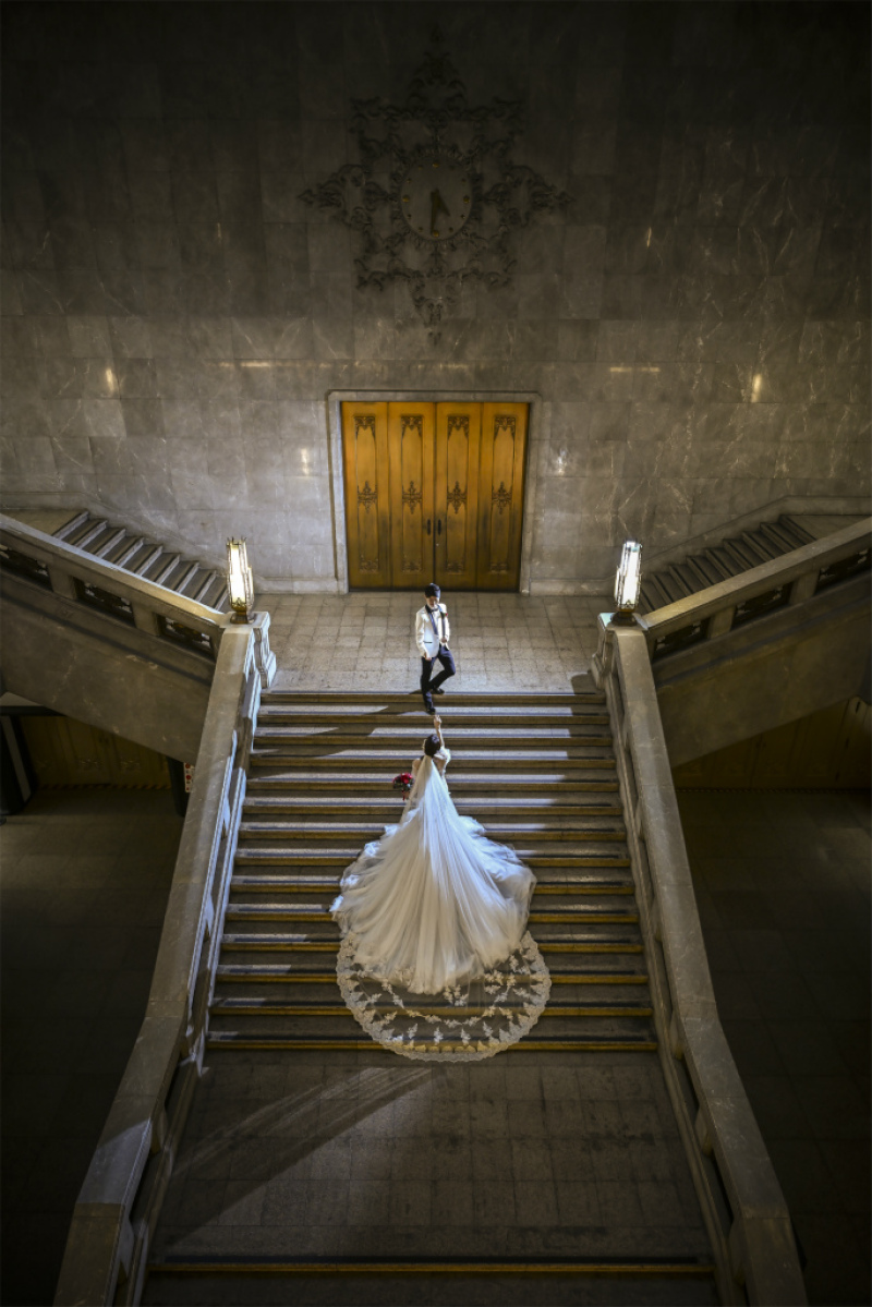 お出迎えショット