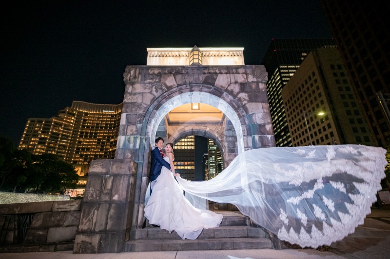 ひらめくベールショット♪