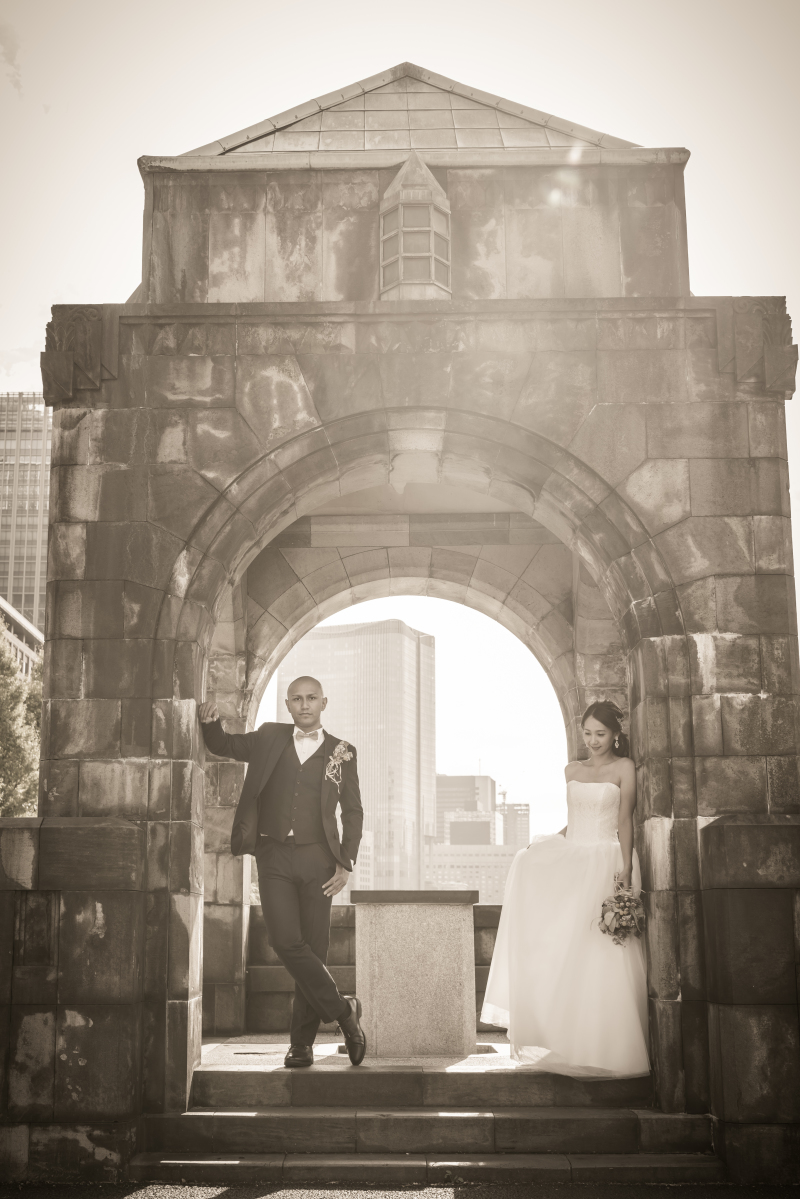 クールな白黒加工もGOOD！