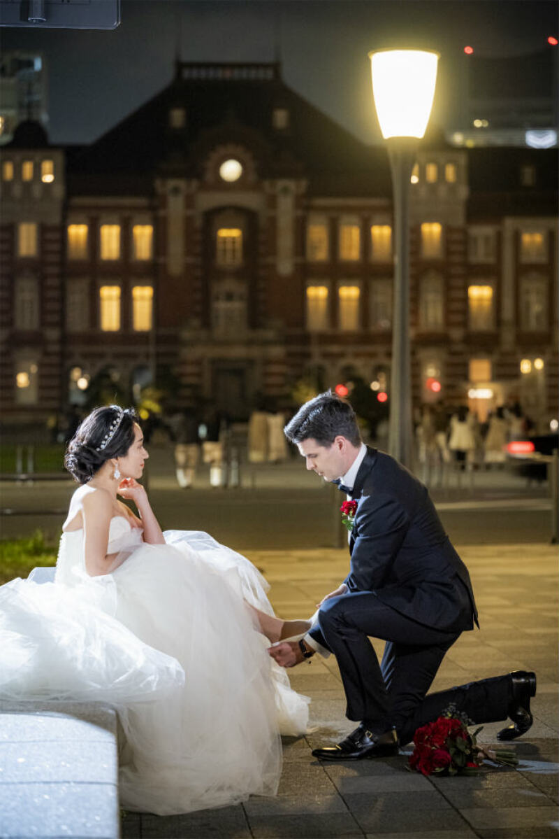 東京駅が見守るシンデレラショット!