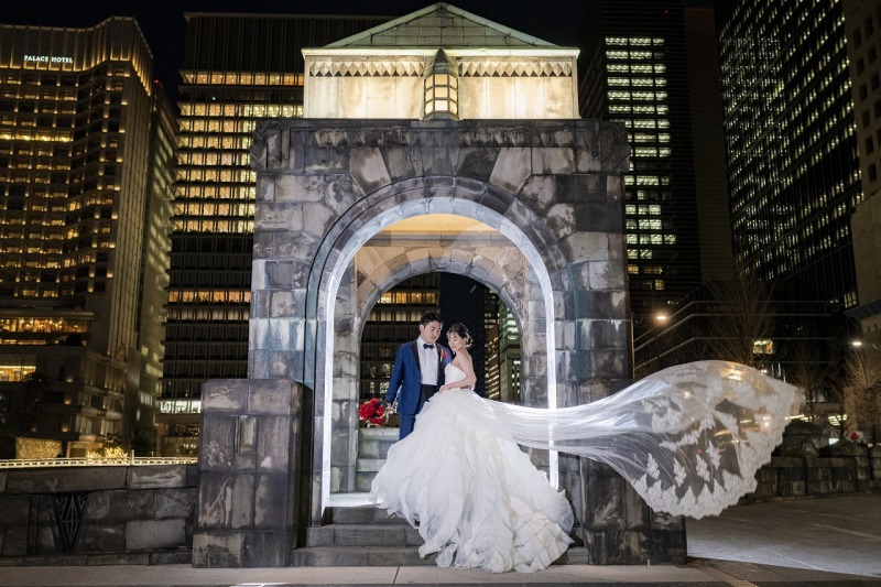 和田倉門でベールショット☆