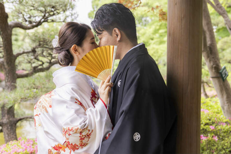 お口元隠しショット