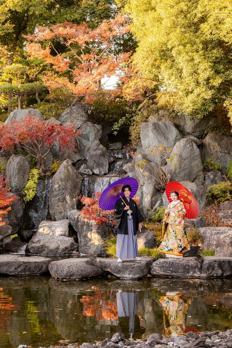 番傘使ったマストショット