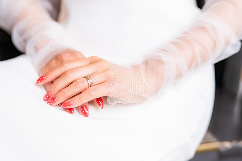 ご新婦様のお手元ショット♡