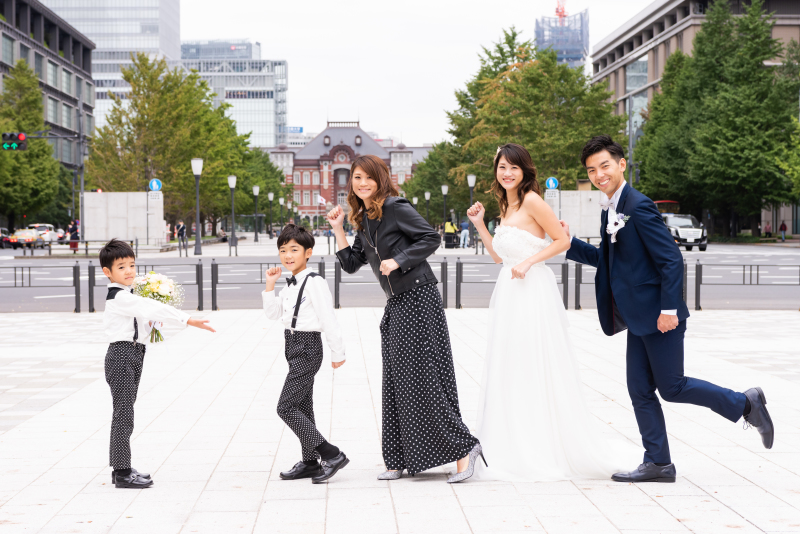 家族でも楽しく前撮り☆