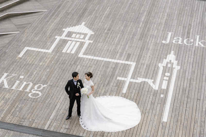 大桟橋のキング・クイーン・ジャック