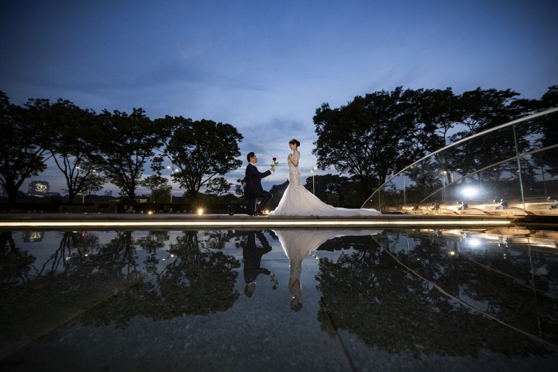 トワイライトのお時間にプロポーズショット