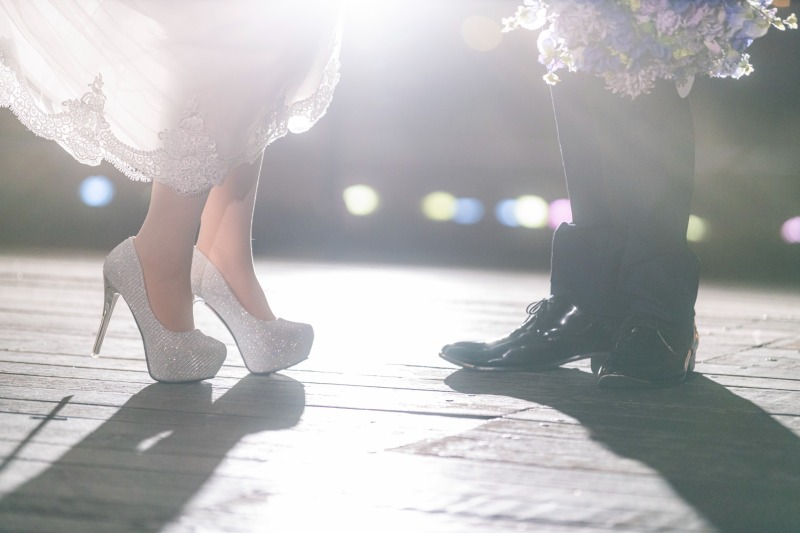 踊るような足元ショットを♪